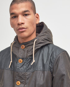 Parka in cotone cerato Game 