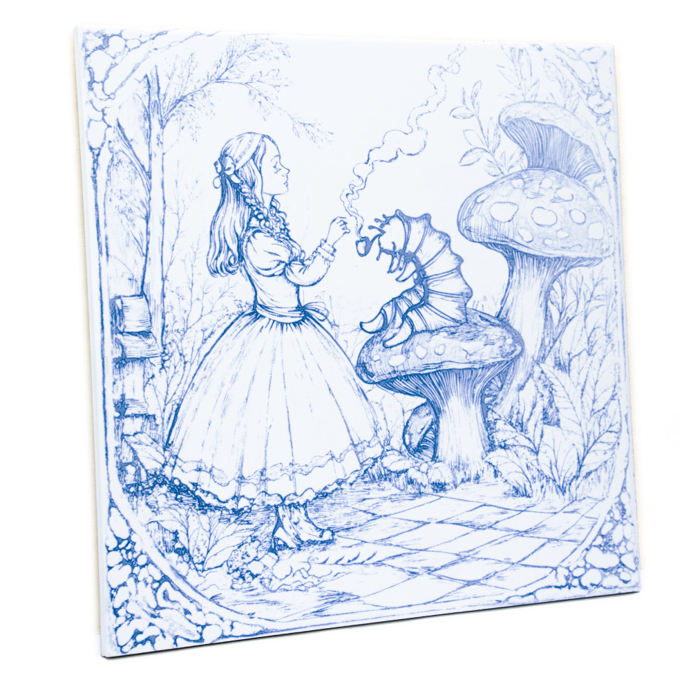 Once Upon A Tile 9-3/4 in. x 9-3/4 in. Porcelain Floor and Wall Tile