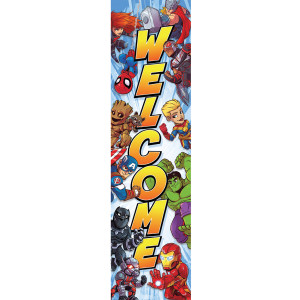 Marvel&trade; Super Hero Adventure Vertical Banner, 45" x 12"
