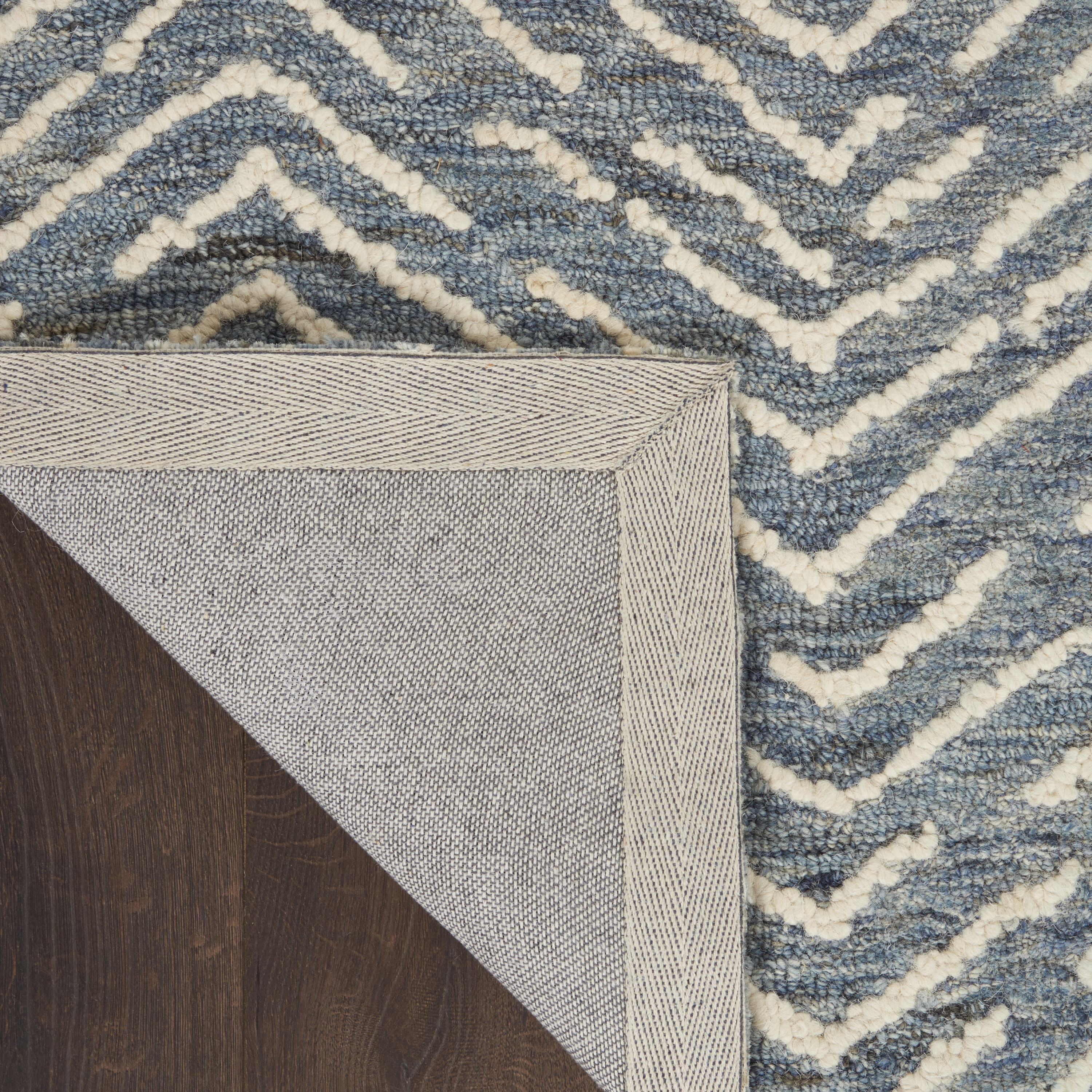 Nourison Colorado 3'9" x 5'9" Indigo Ivory Modern Indoor Rug