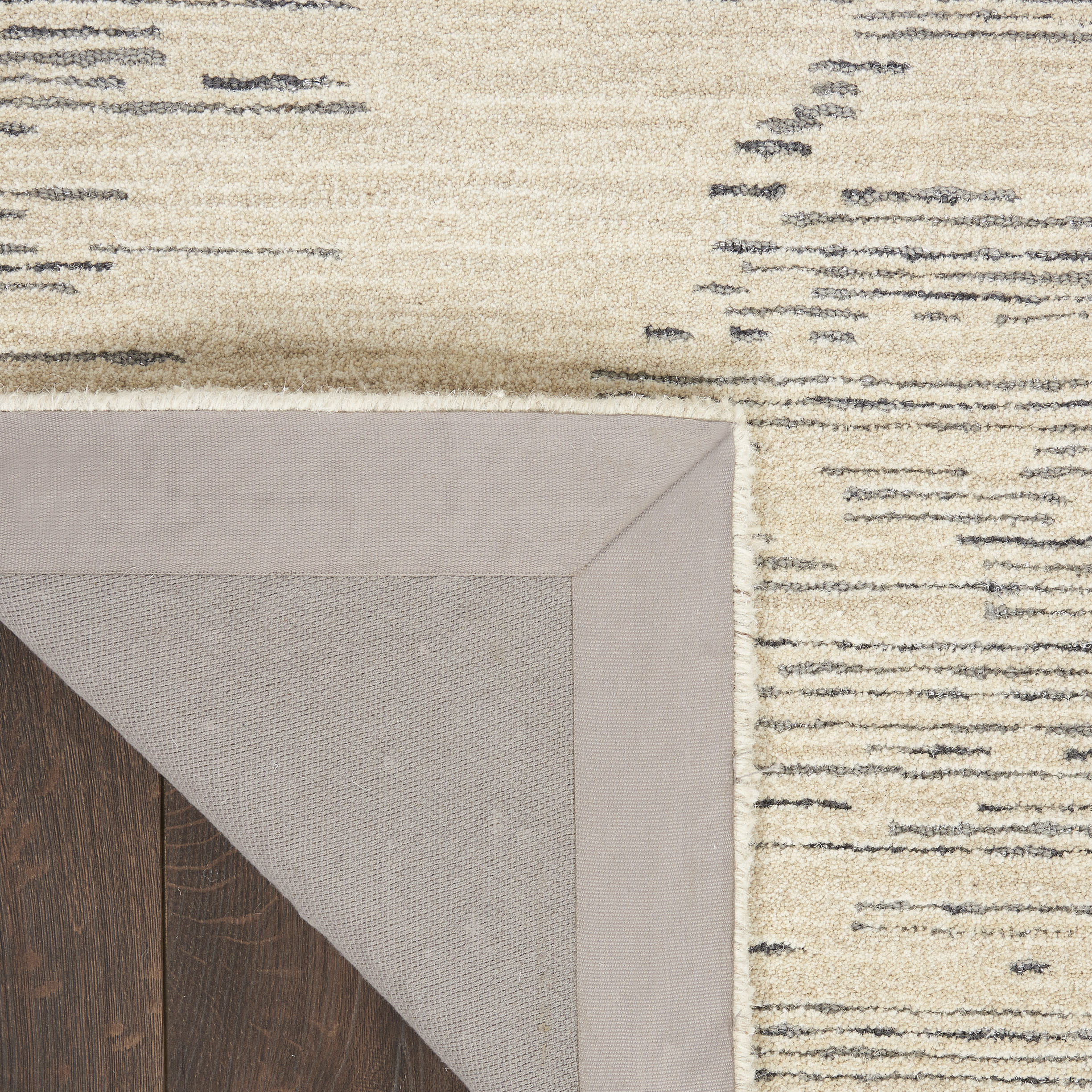 Michael Amini Ma30 Star 7'9" x 9'9" Ivory/Grey Modern Indoor Rug