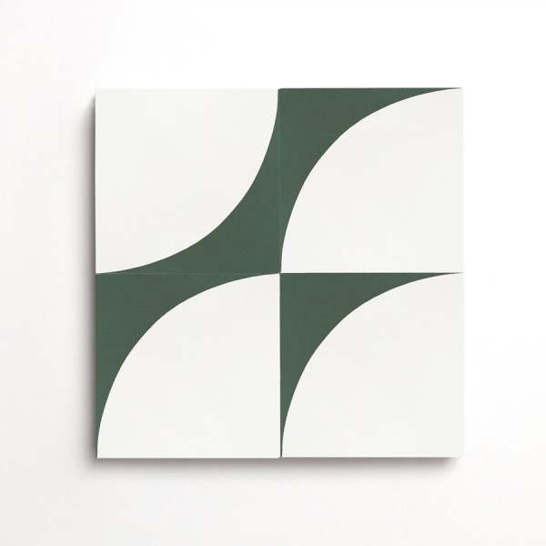 cement | arc | white + leaf | square 