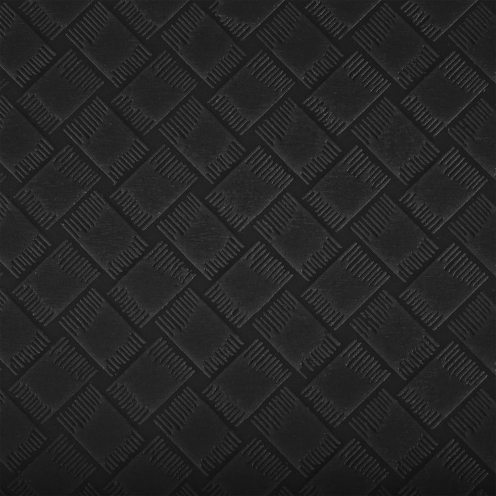 12" x 16" polypropylene fast-food tray in black