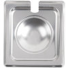 Sixth-size Super Pan V® slotted stainless steel cover