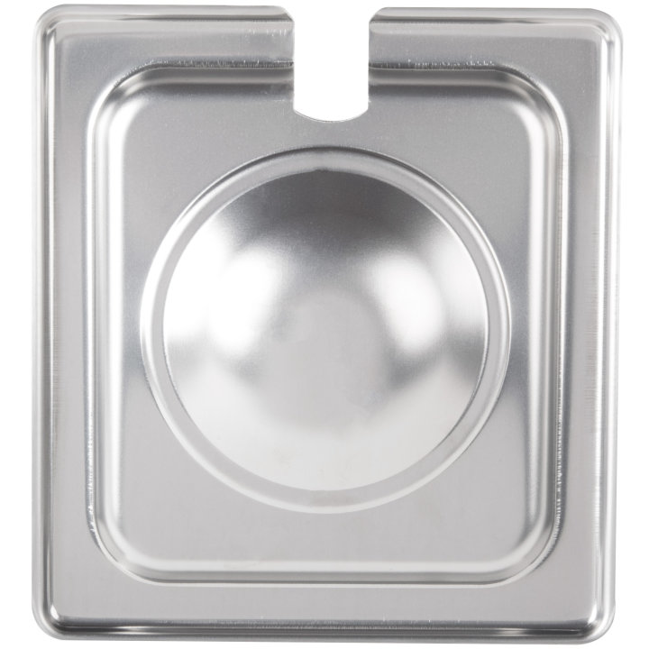 Sixth-size Super Pan V® slotted stainless steel cover
