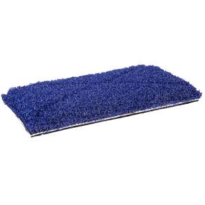 Square Scrub, Doodle Scrub Tile & Grout Scrubbing Rectangular Floor Pad, 5.25"x10.5, Blue