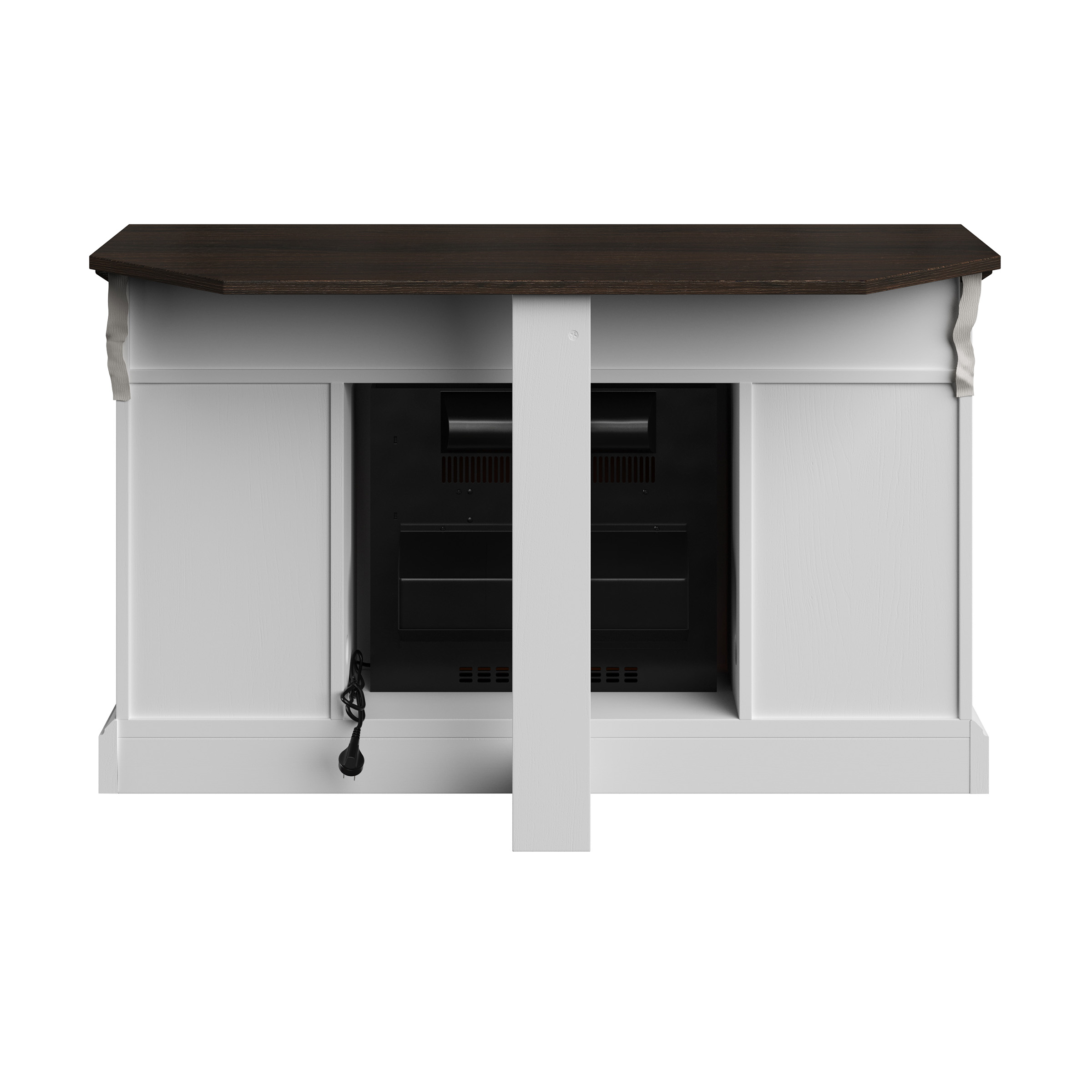 Electric Fireplace TV Stand Fits 55" TV with Remote LED Logs Living Room Decor - Picture 8 of 8