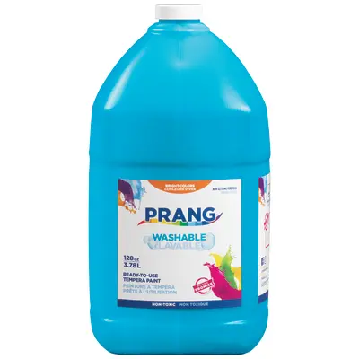 Prang  Washable Tempera Paint, Turquoise, 1 Gal