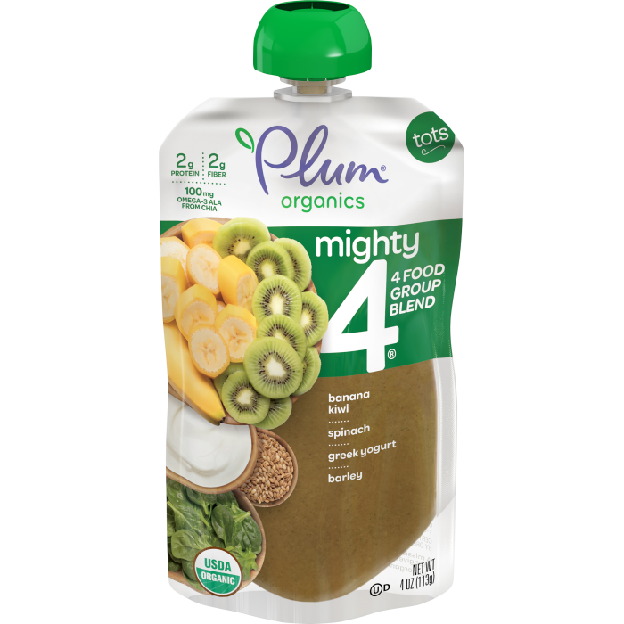 Blends Banana, Kiwi, Spinach, Greek Yogurt & Barley Tots Pouch