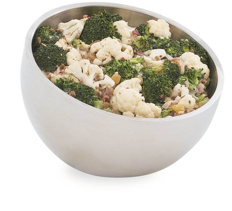 Double-Wall Angled Insulated Display Bowls