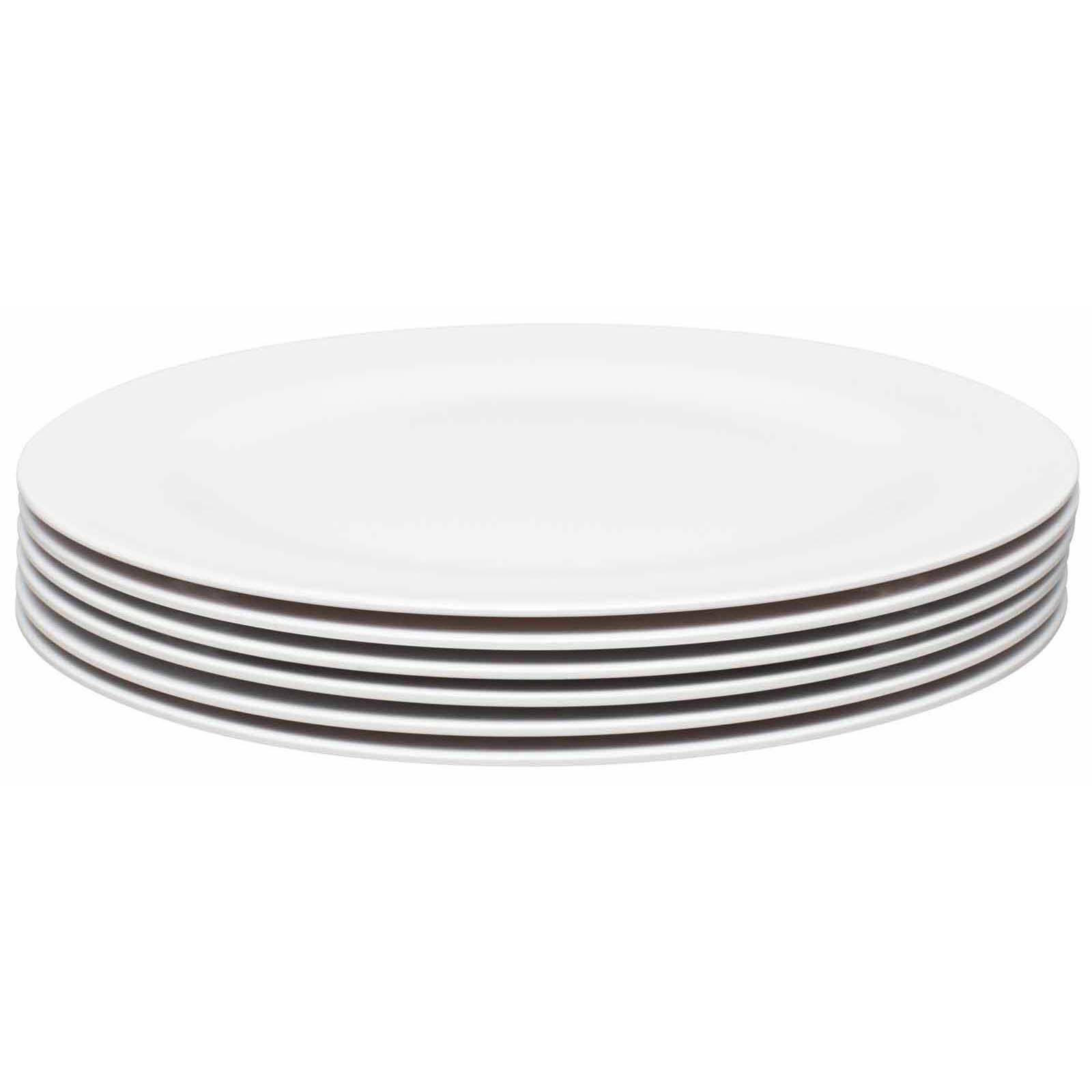 Ella Salad Plate, Eggshell White, 6-piece set slideshow image 1 Ella Salad Plate, Eggshell White, 6-piece set slideshow image 1