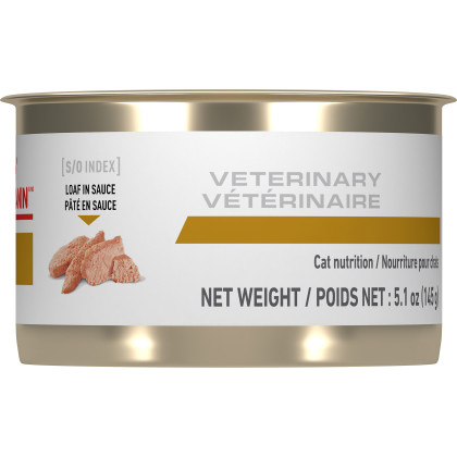 Royal Canin Veterinary Diet Feline Urinary SO Loaf in Sauce Canned Cat Food