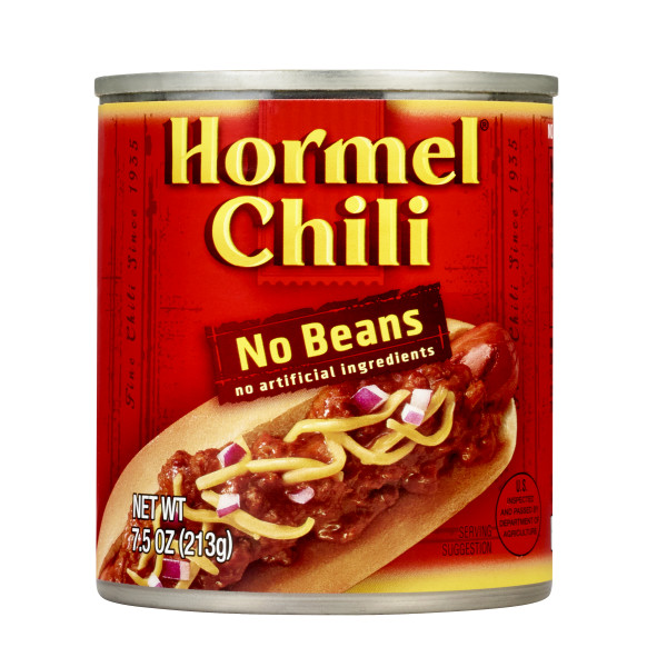 HORMEL(r) Chili No Beans, 12/7.5oz . C1CB - Front Center Inner Pack (Hi Res)