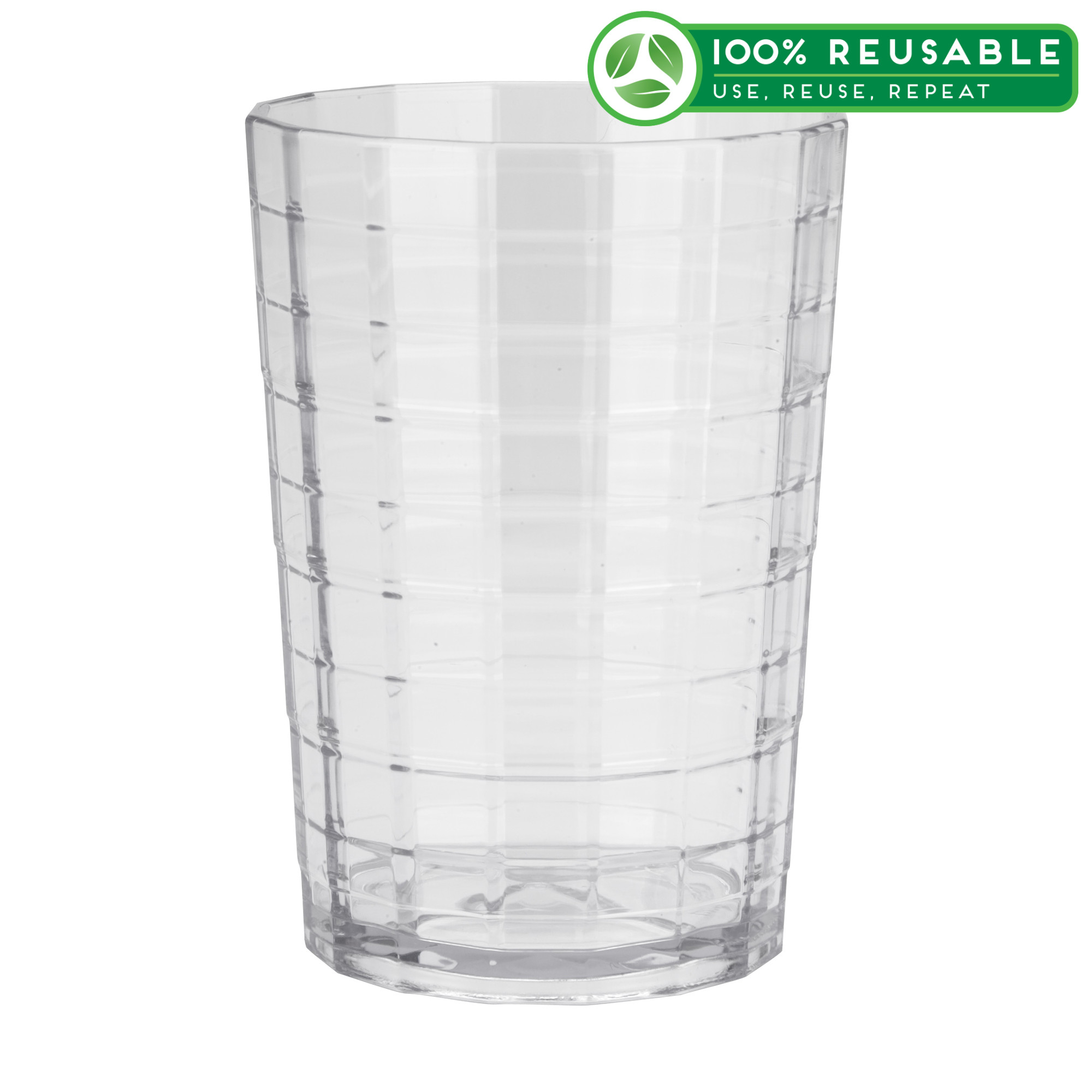 Disco 8.6 ounce Tumblers, Clear, 4-piece set slideshow image 1 Disco 8.6 ounce Tumblers, Clear, 4-piece set slideshow image 1