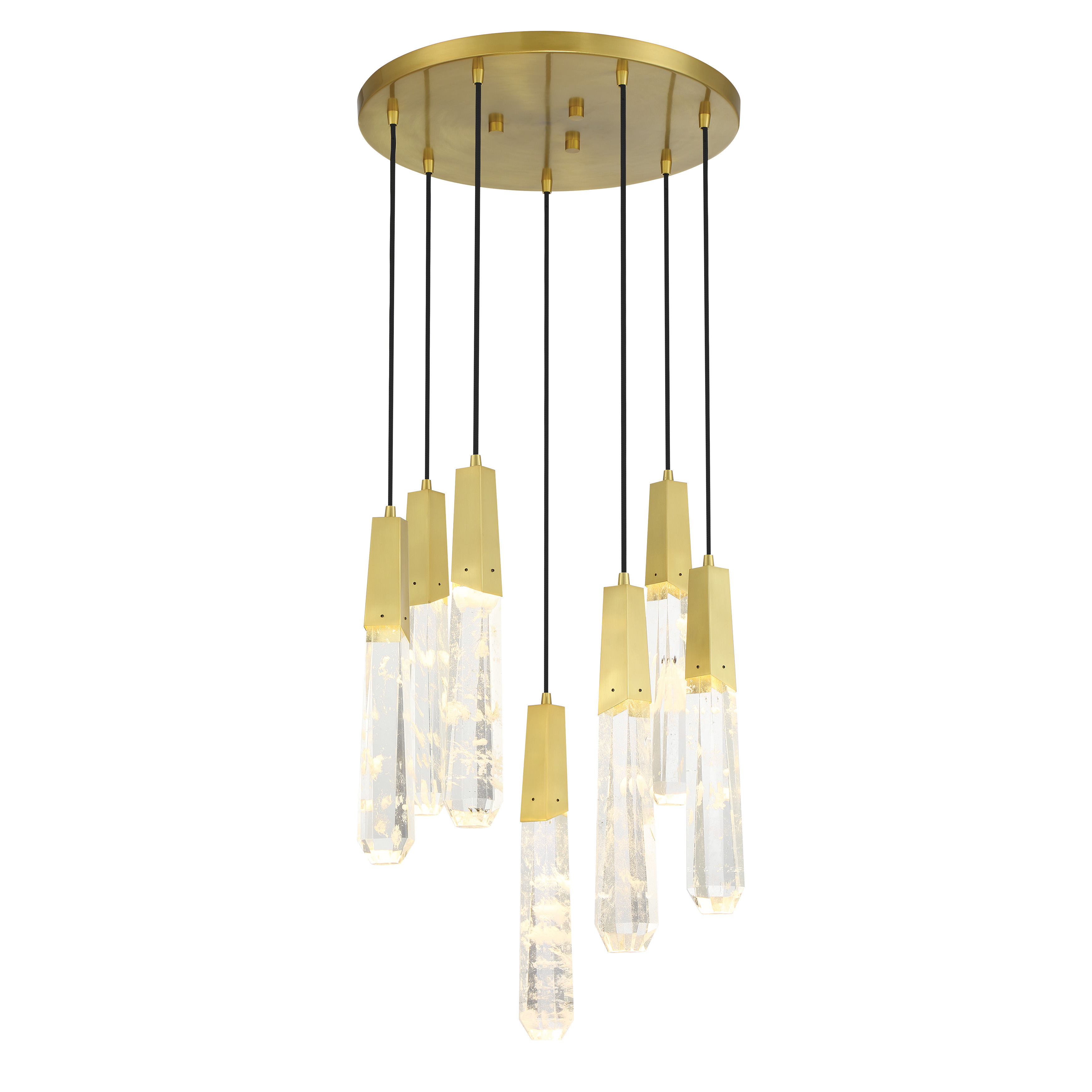 Drifting Droplets 7 Light LED Pendant