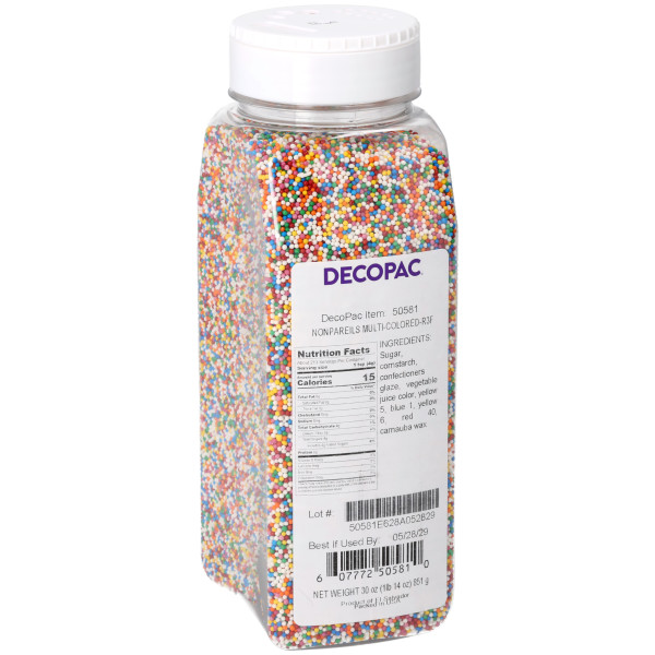 Multi-Colored - Red 3 Free Nonpareils