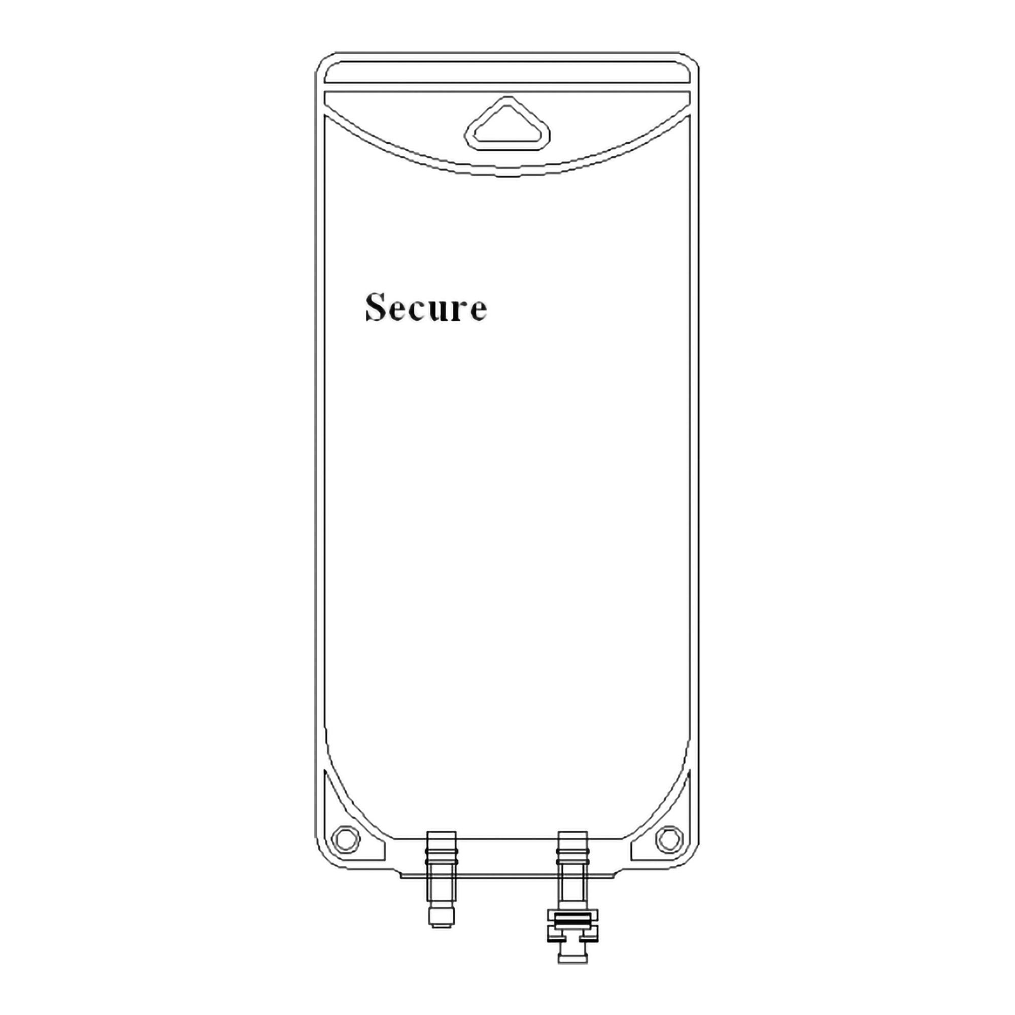 The Metrix Company BAG, 2PORT 50ML W/O LEGS EVA (50/CS)