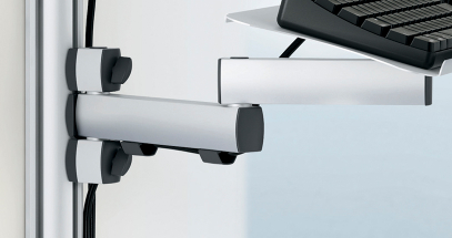 Aluminum construction offers long-lasting performance in busy environments.