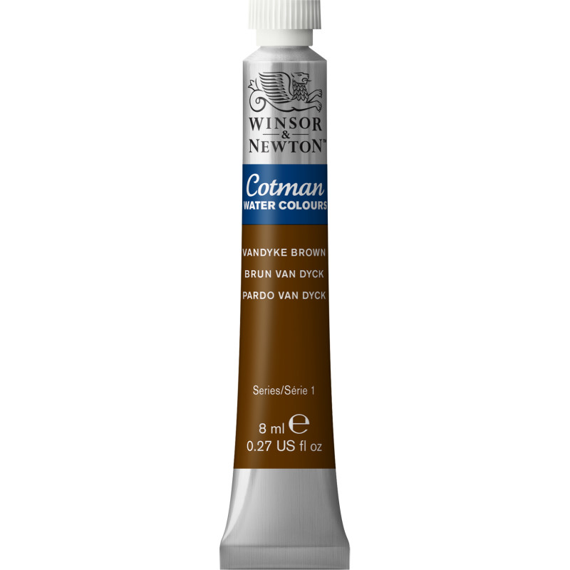 Cotman Watercolor Paint, 8 mL Tube, Vandyke Brown