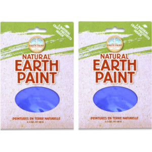 2-Pack Natural Earth Paint Powder, Blue, 3 oz