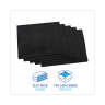 Boardwalk,  LLDPE Liner, 60 gal Capacity, 38 in Wide, 58 in High, 0.7 Mils Thick, Black