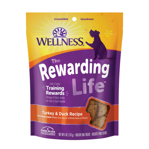 Wellness Rewarding Life Turkey & Duck Front packaging