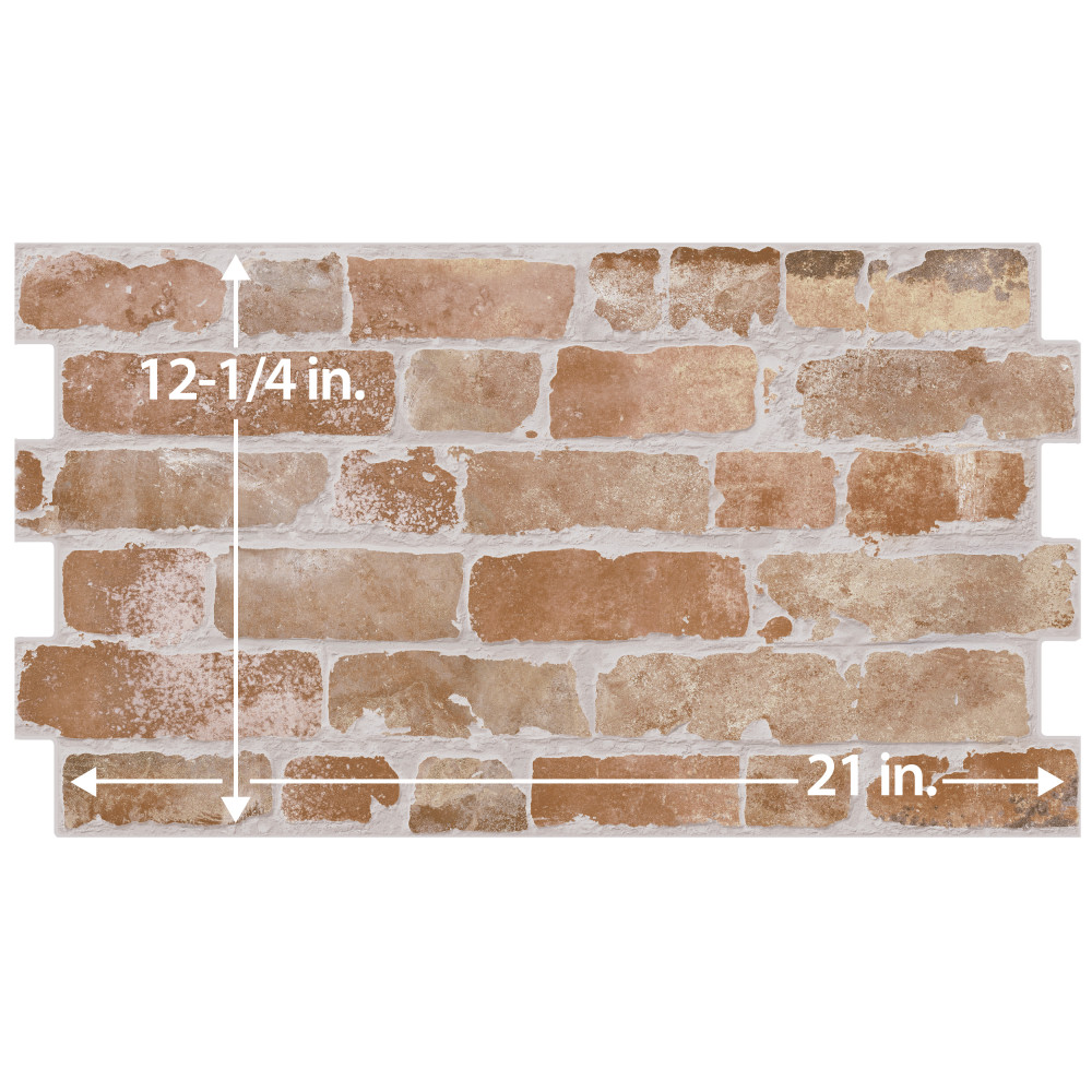 Manhattan Cotto 12-1/4 in. x 21 in. Porcelain Wall Tile