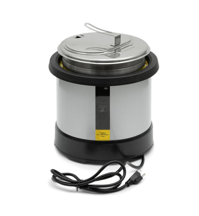 7-quart 120-volt Mirage® countertop induction rethermalizer in natural finish