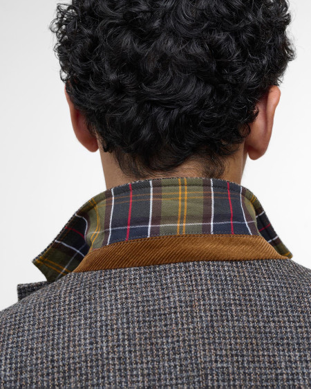 Textured Tweed Suit Jacket