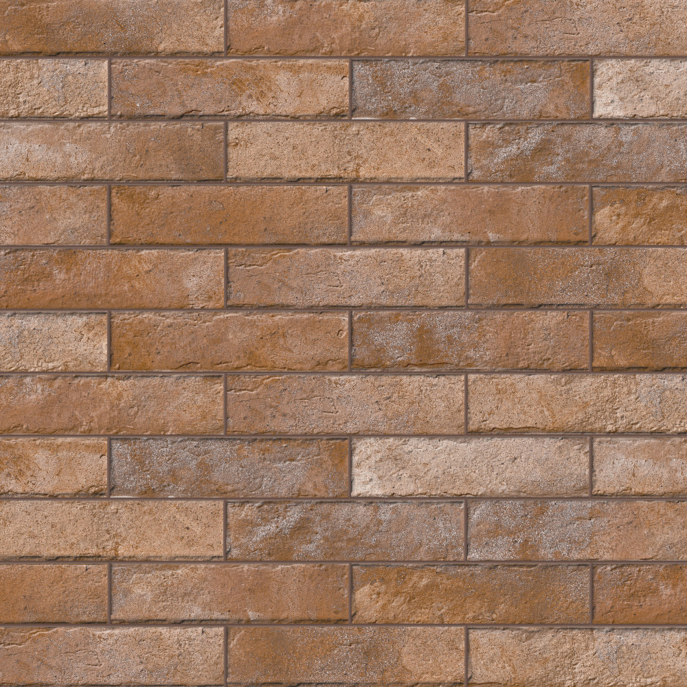 Brooklin Brick Cotto 2-3/8 in. x 9-3/4 in. Porcelain Floor and Wall Tile