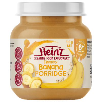  Heinz® Creamy Banana Porridge 110g 6+ months 
