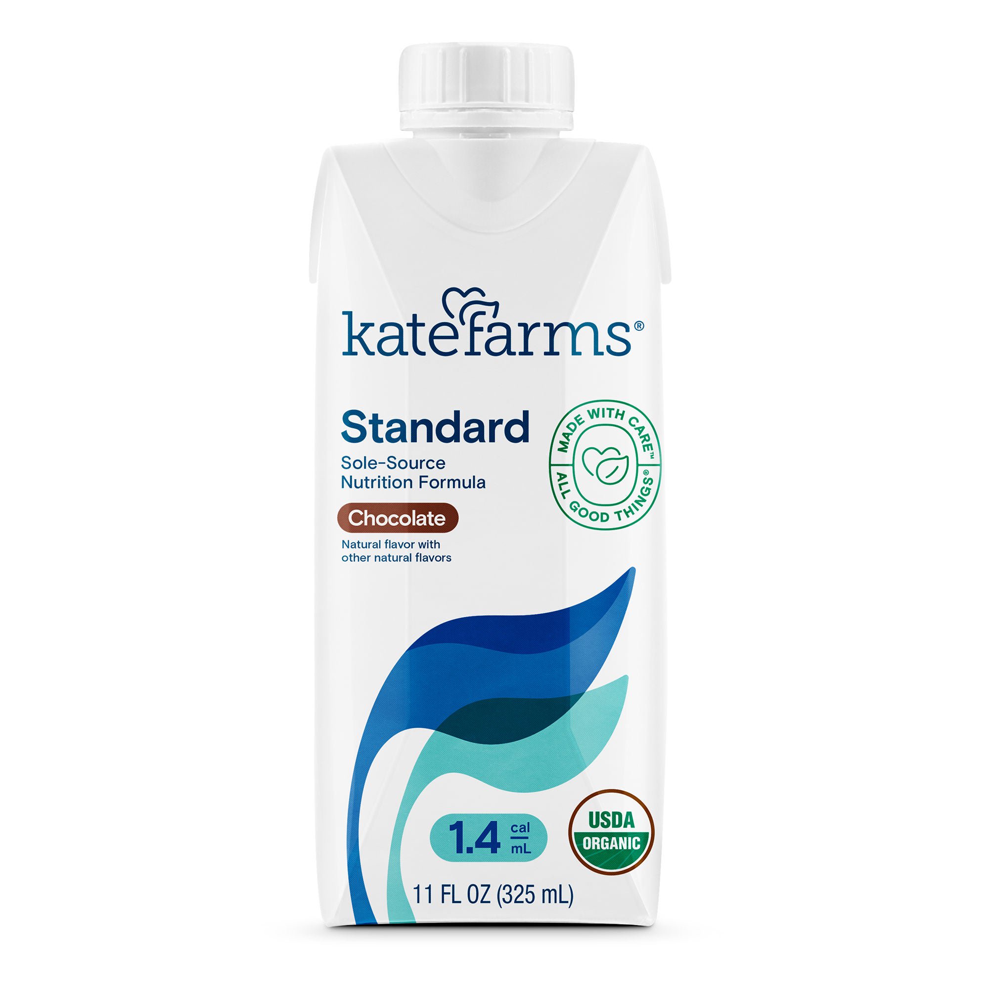 Kate Farms® Standard 1.4 Chocolate Sole-Source Nutrition Formula, 11-oz. carton
