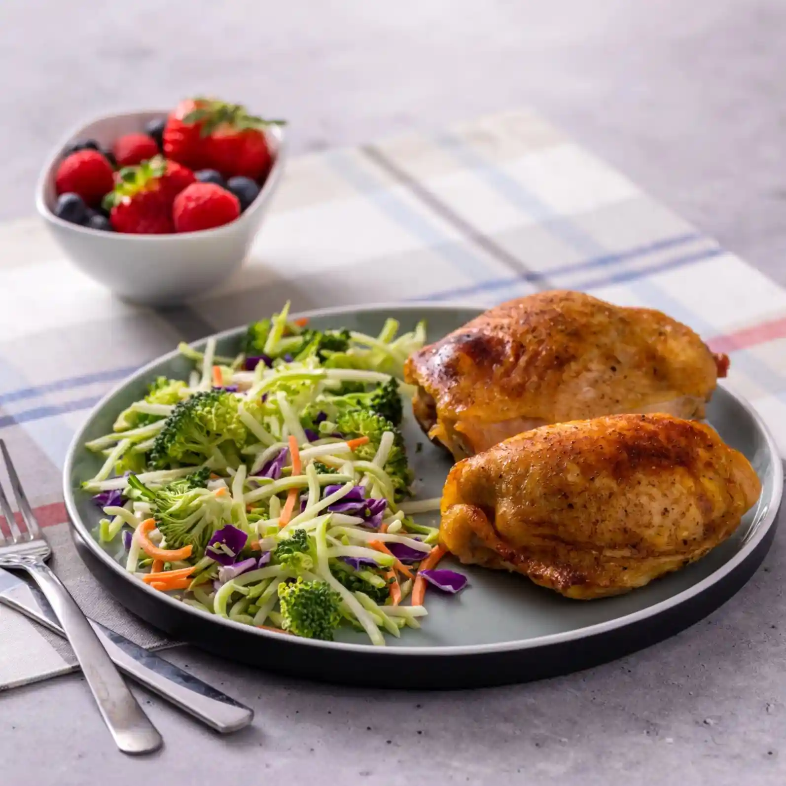 Tyson® All Natural* IF Unbreaded Chicken Thighs_image_1