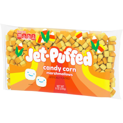 Jet-Puffed Candy Corn Marshmallows, 8 oz Bag