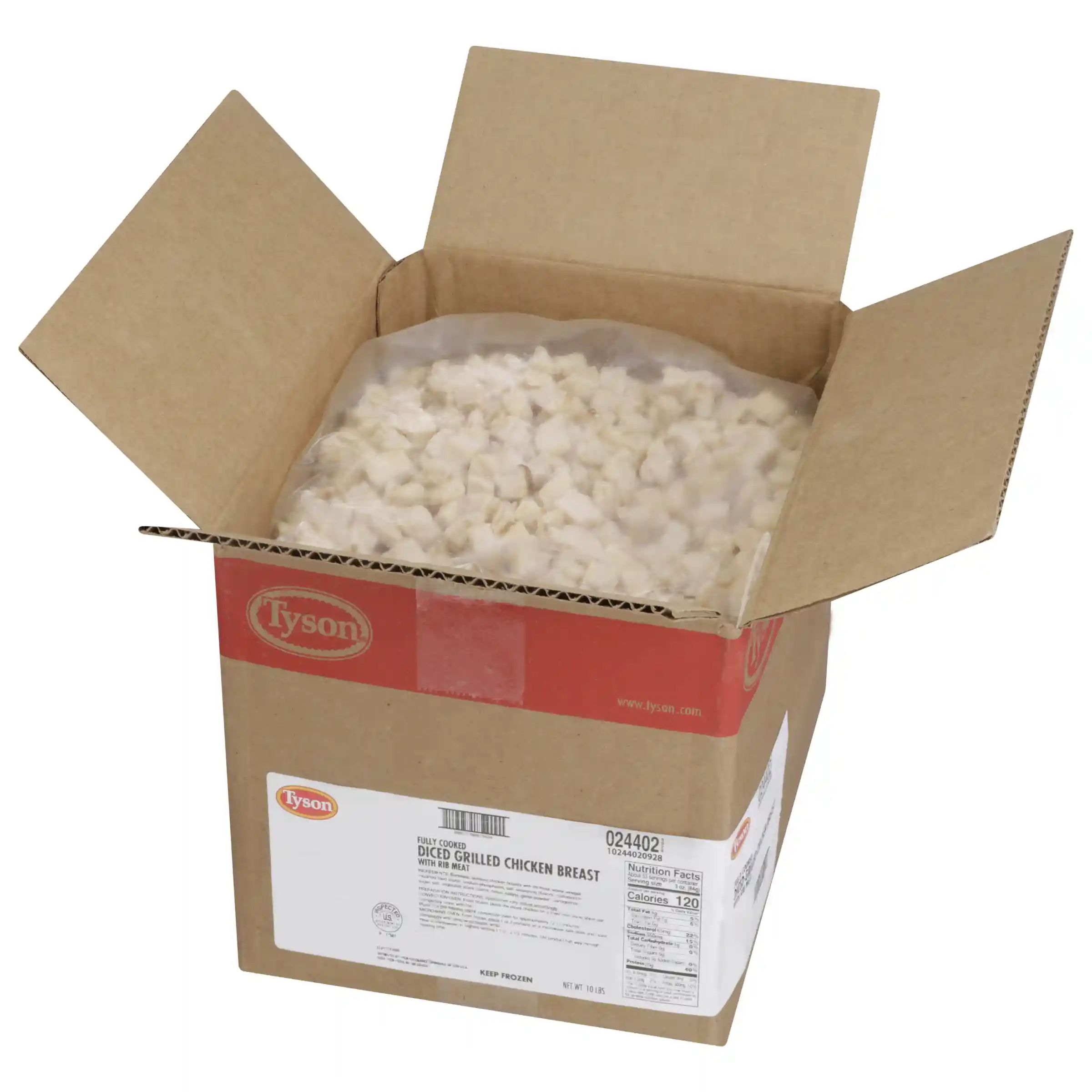 Tyson® Fully Cooked Grilled Diced Chicken Breast, 0.5"_image_4