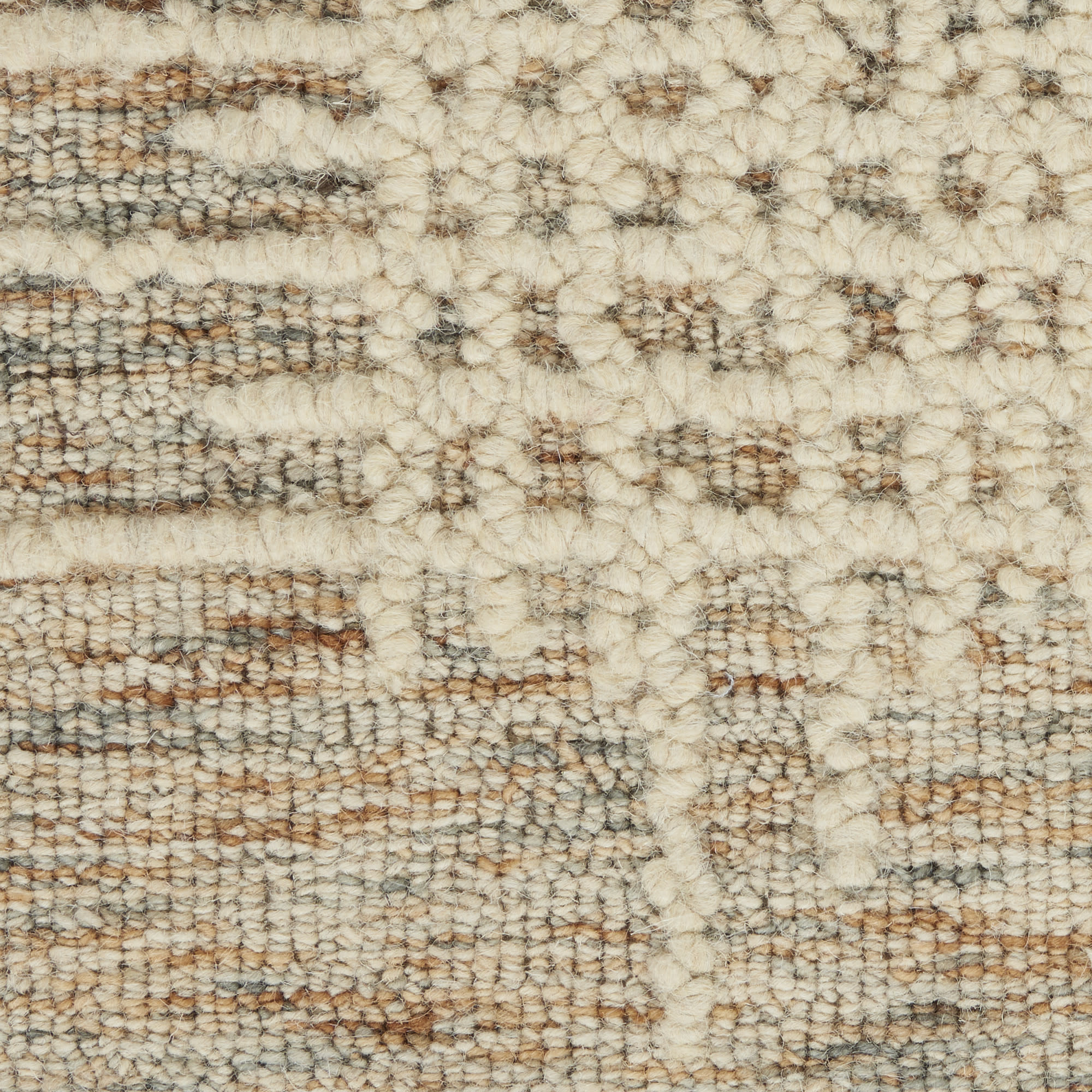 Nourison Colorado 3'9" x 5'9" Beige Multicolor Rustic Indoor Rug