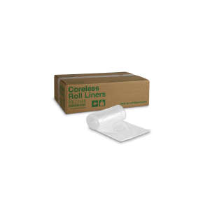 Hillyard, Verde® HDPE Liner, 30 gal Capacity, 30 in Wide, 36 in High, 11 Microns Thick, Natural
