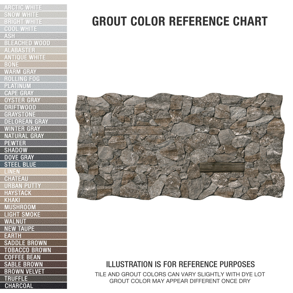 Caldera Castle Antic Canto 12-5/8 in. x 25-1/8 in. Porcelain Floor and Wall Tile