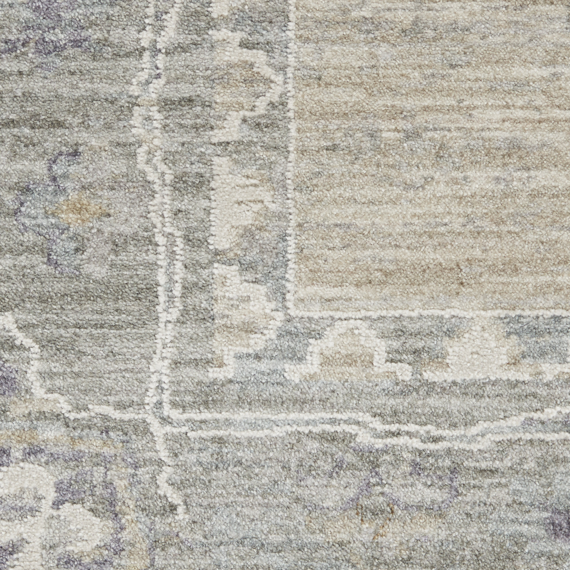 Nourison Infinite 2'3" x 10'2" Light Grey Vintage Indoor Rug