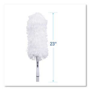 Boardwalk, Microfeather Duster, Microfiber Feathers, Washable, 23", Microfiber, White