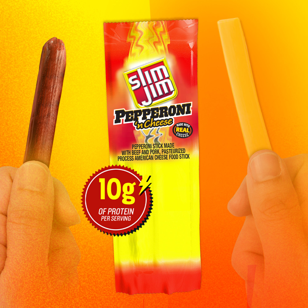 SLIM JIM Pepperoni And Cheese Conagra Foodservice