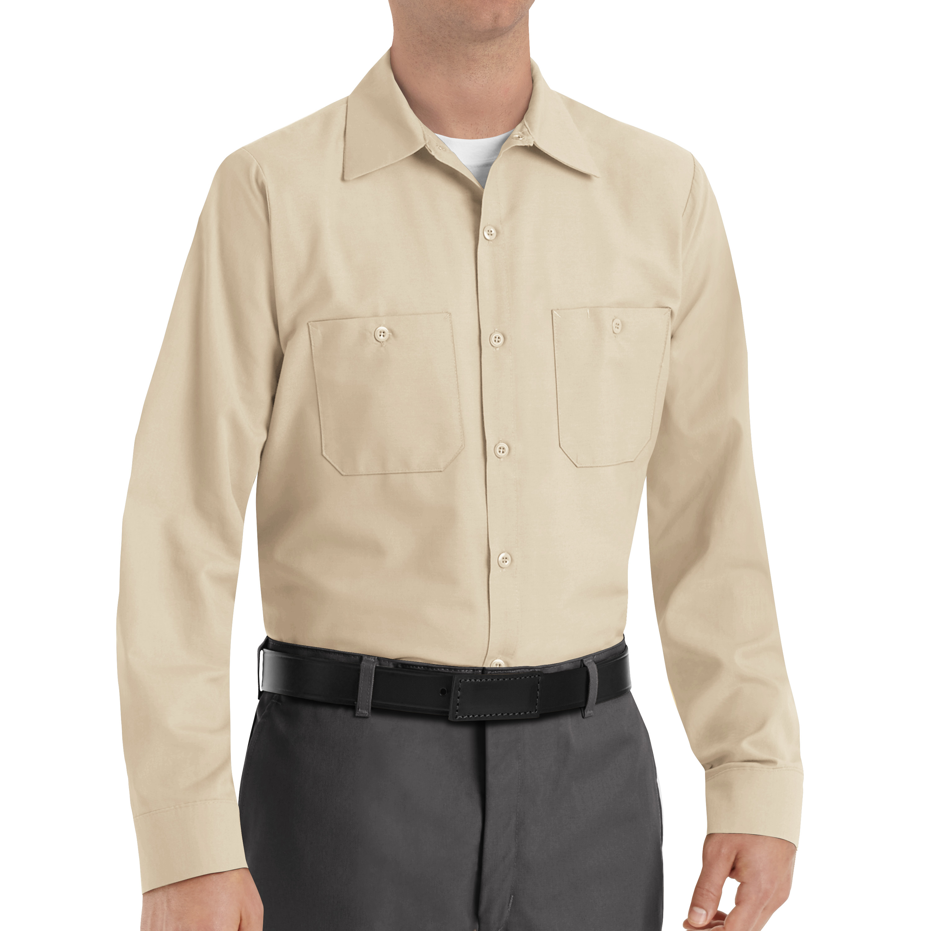 Red Kap Men's Long Sleeve Industrial Work Shirt