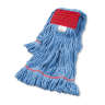 Boardwalk, Super Loop Synthetic Looped-End Wet Mop Head with 5" Headband, Large, Blue