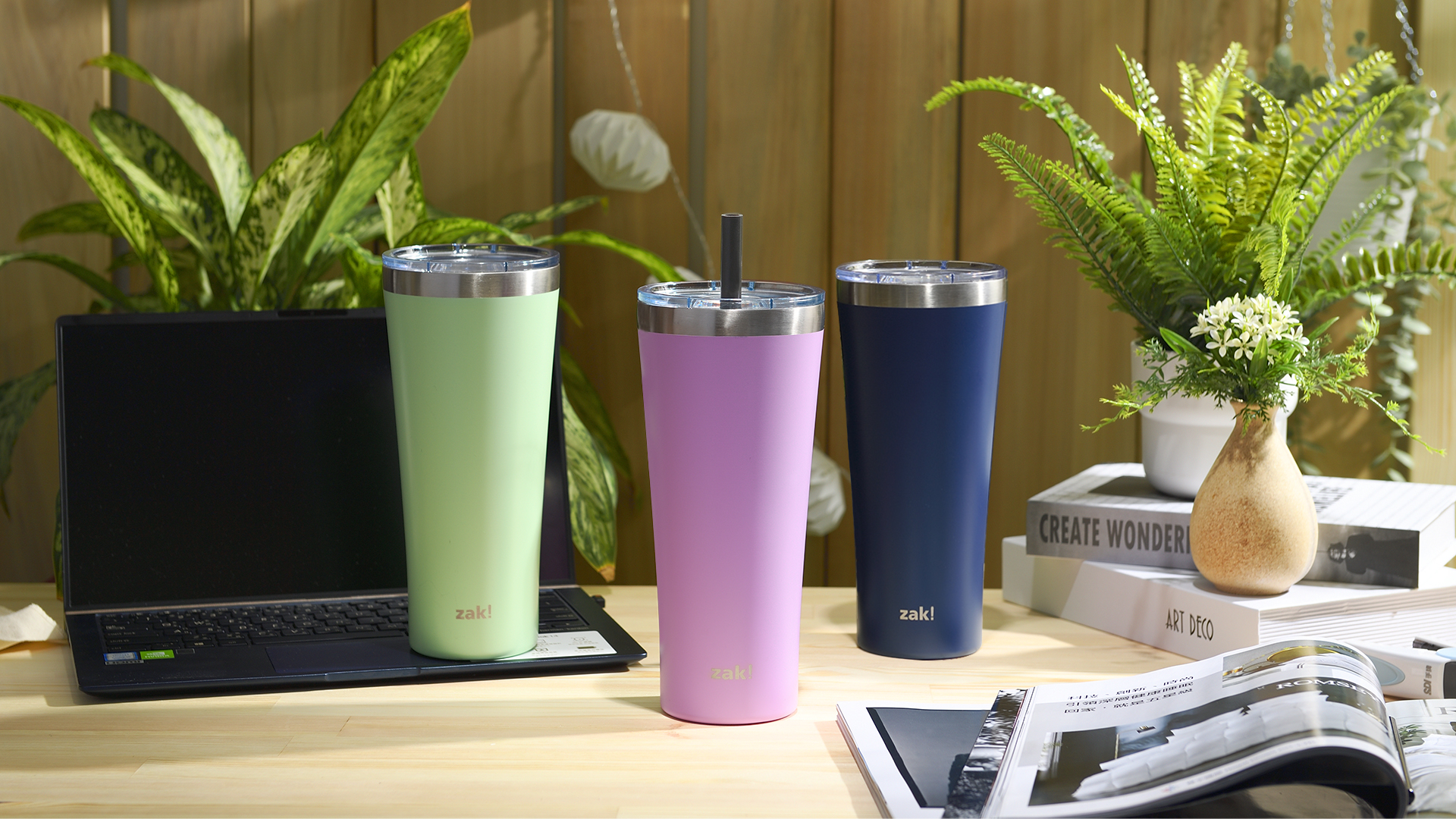 Alpine 30 ounce Stainless Steel Vacuum Insulated Tumbler with Straw, Indigo slideshow image 10 Alpine 30 ounce Stainless Steel Vacuum Insulated Tumbler with Straw, Indigo slideshow image 10