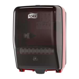 Tork, W6, Mechanical Roll Towel Dispenser, Black