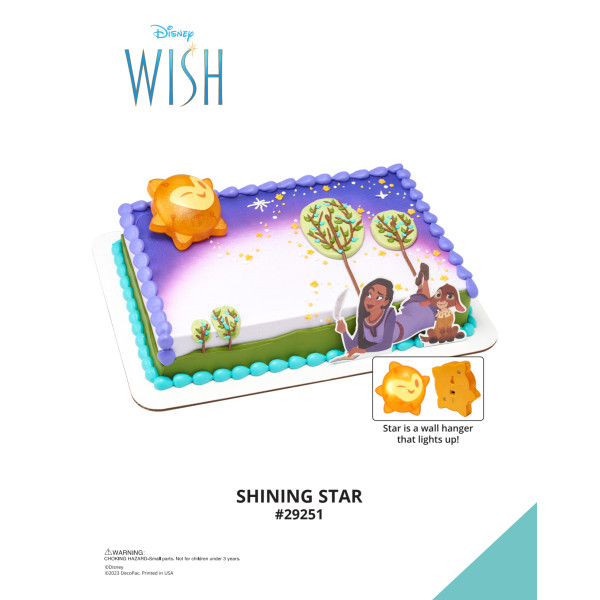 Disney's Wish Shining Star The Magic of Cakes® Icing Only Page