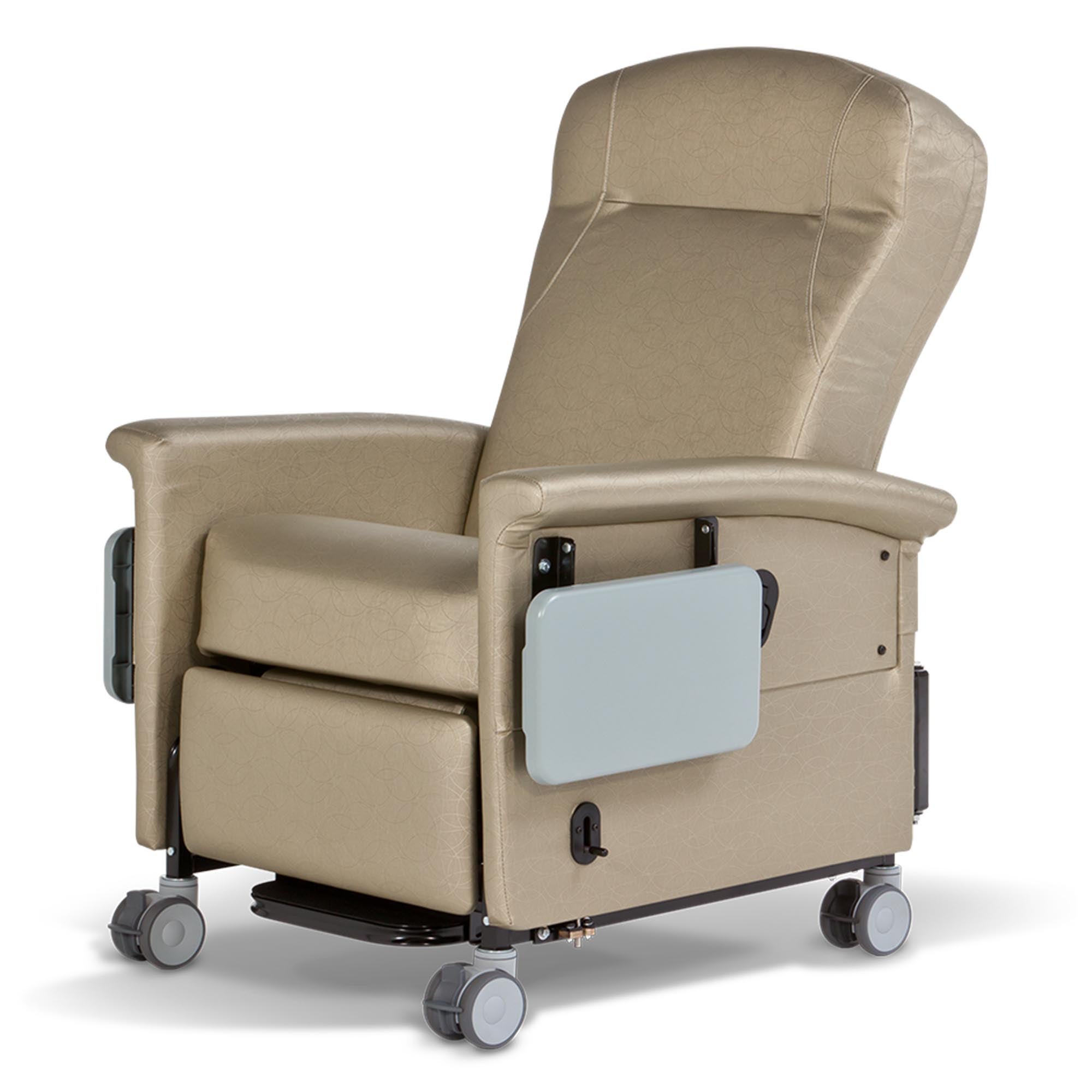 Recliner Ascent II Power Natural Vinyl 4 Inch Casters 300 lbs. Weight Capacity