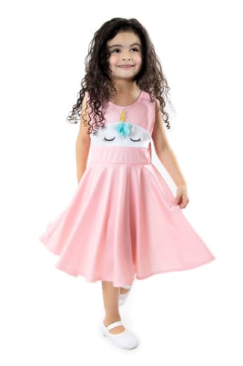 Little Adventures Unicorn Twirl Dress, Size 12