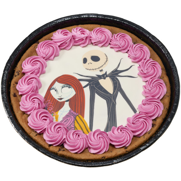 Disney Tim Burton's The Nightmare Before Christmas Jack Skellington & Sally PhotoCake® Edible Image®