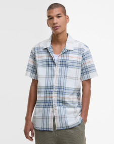 Berryfell Check Short-Sleeved Shirt Whisper White